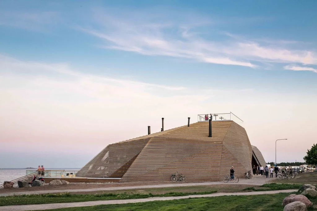 Löyly Sauna by Avanto Architects, photo ©Ḳuvio