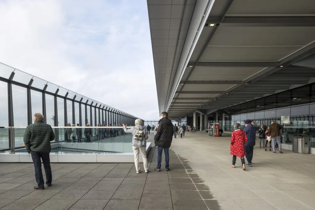 Viewing deck, BER terminal, designed by gmp