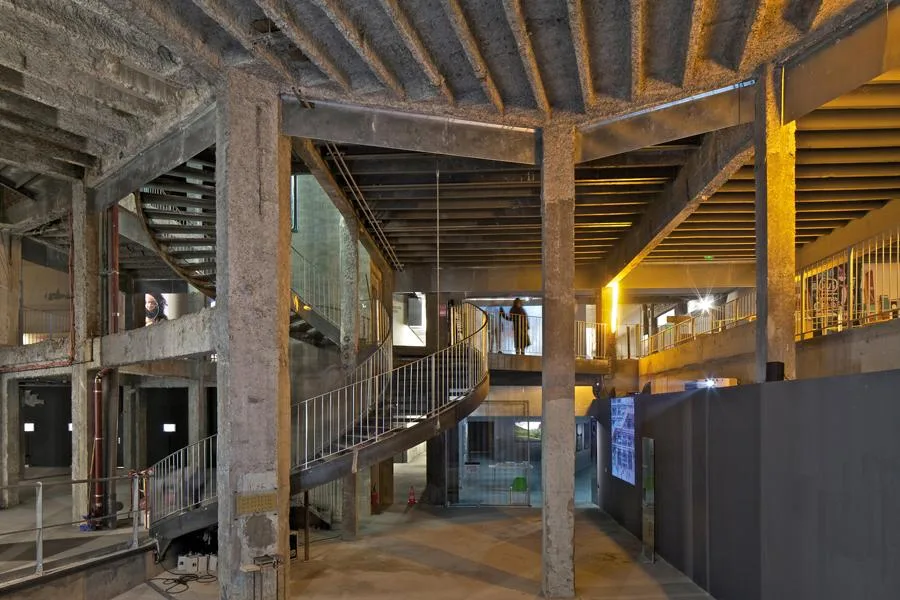 Palais de Tokyo, art gallery transformed by Lacaton & Vassal, photo @Philippe Ruault